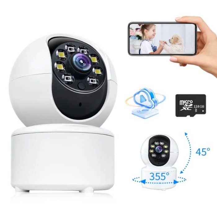 A10 Mini 360 PTZ WiFi Überwachungskamera Smart Home IP Kamera Nachtsicht Babyphone, A10 – Bild 5
