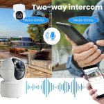 A10 Mini 360 PTZ WiFi Überwachungskamera Smart Home IP Kamera Nachtsicht Babyphone, A10 – Bild 8