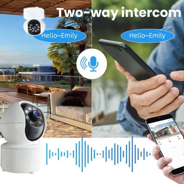 A10 Mini 360 PTZ WiFi Überwachungskamera Smart Home IP Kamera Nachtsicht Babyphone, A10 – Bild 8