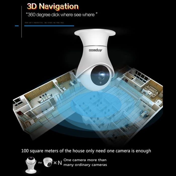 Anpwoo Hercules GM8135+SC2145 1080P HD WiFi IP-Kamera, unterstützt Bewegungserkennung, Infrarot-Nachtsicht und TF-Karte (max. 128 GB), Hercules – Bild 11