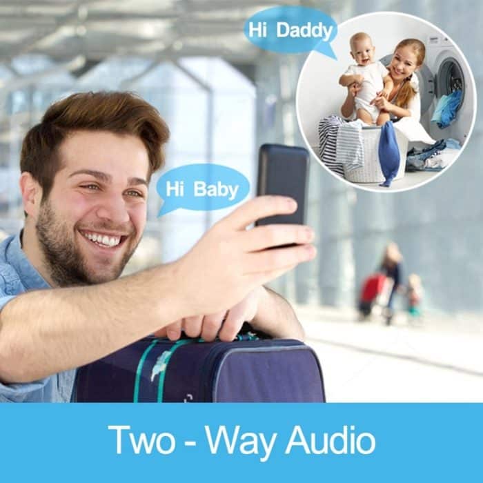 Anpwoo YT006 720P HD WiFi IP-Kamera, unterstützt Bewegungserkennung, Infrarot-Nachtsicht und SD-Karte (max. 32 GB), YT006 – Bild 7