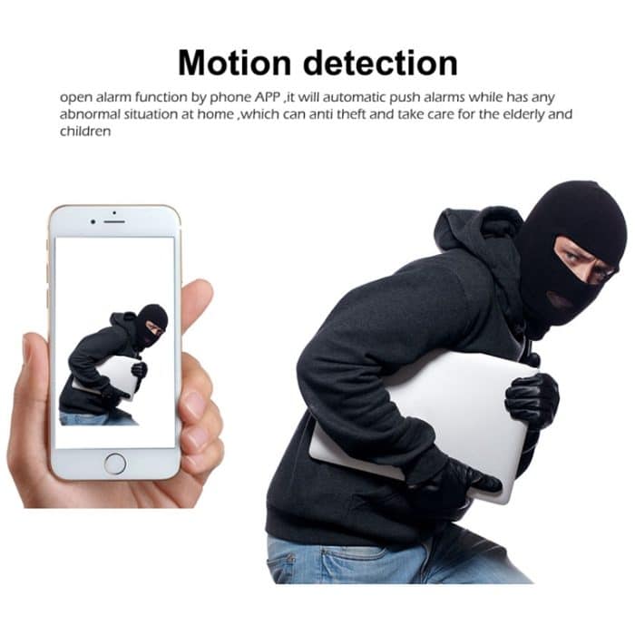 Anpwoo YT008 720P HD WiFi IP-Kamera, unterstützt Bewegungserkennung, Infrarot-Nachtsicht und SD-Karte (max. 32 GB), YT008 – Bild 6