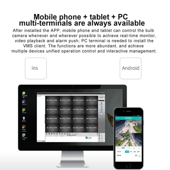 Anpwoo YT008 720P HD WiFi IP-Kamera, unterstützt Bewegungserkennung, Infrarot-Nachtsicht und SD-Karte (max. 32 GB), YT008 – Bild 9