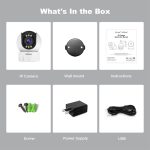 SriHome SH046 Drahtloses Heimsicherheitskamerasystem mit 4,0 Millionen Pixeln FHD und geringem Stromverbrauch, SH046 – Bild 11