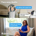 SriHome SH046 Drahtloses Heimsicherheitskamerasystem mit 4,0 Millionen Pixeln FHD und geringem Stromverbrauch, SH046 – Bild 7