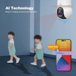 SriHome SH046 Drahtloses Heimsicherheitskamerasystem mit 4,0 Millionen Pixeln FHD und geringem Stromverbrauch, SH046 – Bild 8