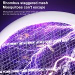 USB-Aufladung, lila Lichtfalle, Mückenvernichter mit Sockel – Bild 6