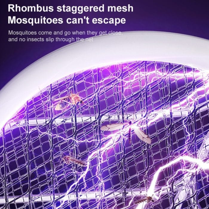 USB-Aufladung, lila Lichtfalle, Mückenvernichter mit Sockel – Bild 6