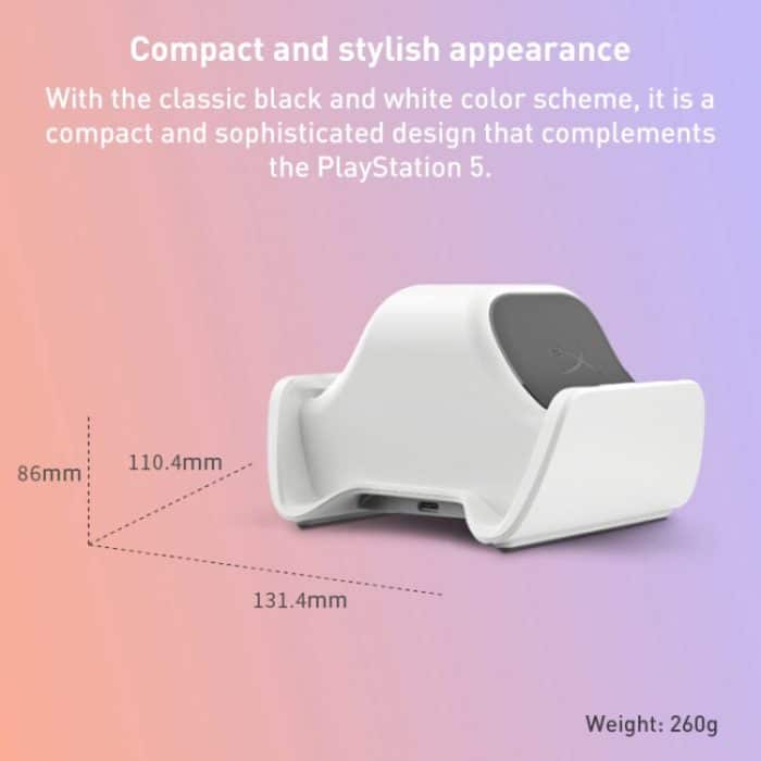 Kingston HyperX Gemini PS5 Griff-Ladestation, Kingston Dual Charger – Bild 5