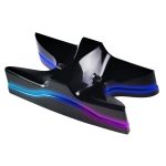 Spezielle UFO-Form, 2 x USB-Ladestation/Controller-Ladeständer für PS4, Playstation 4 mit mehrfarbiger LED, For PS – Bild 3