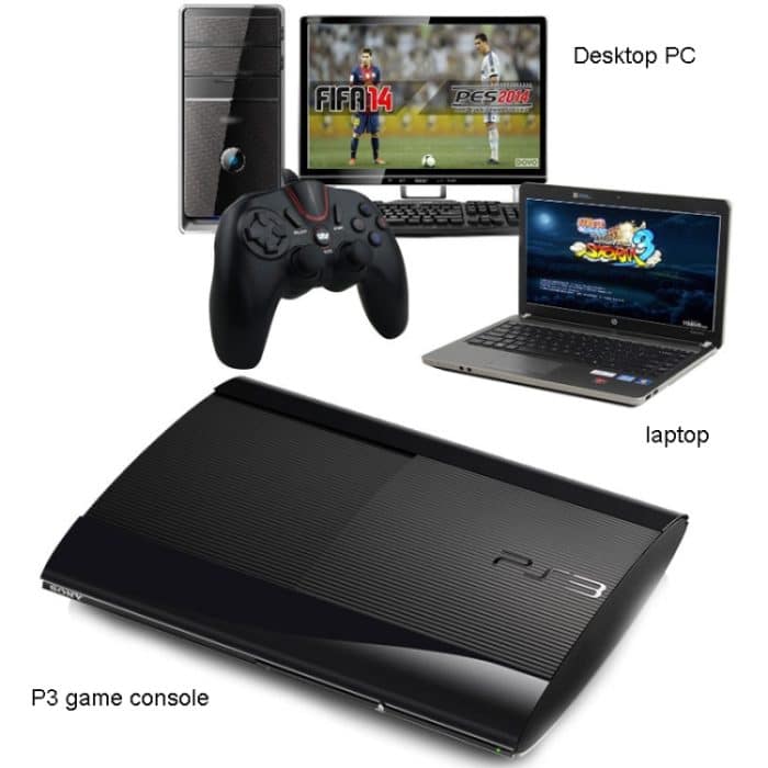 Kabelgebundener Gamecontroller-Gamepad-Griff für PS3 / Compute – Bild 9