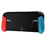 TPU Shell Grip Grip mit Spielkartensteckplatz Anti-Shock Cover Silikonhülle für Nintendo Switch, mit Logo – Bild 2