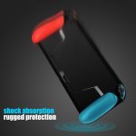 TPU Shell Grip Grip mit Spielkartensteckplatz Anti-Shock Cover Silikonhülle für Nintendo Switch, mit Logo – Bild 13