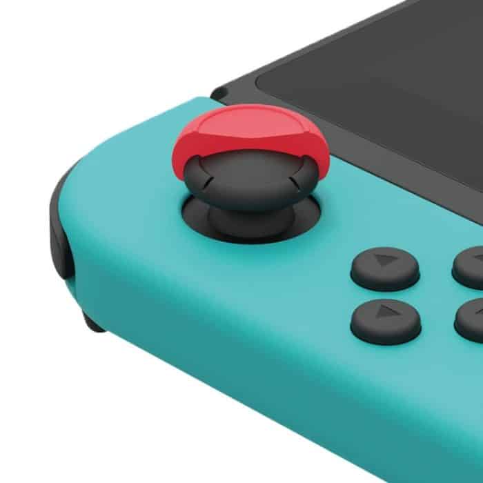 Linke + rechte Gamepad-Wippkappen-Tastenabdeckung für Switch, For Switch(Black), For Switch(Blue + Magenta), For Switch(Green+Red), For Switch(Red) – Bild 4