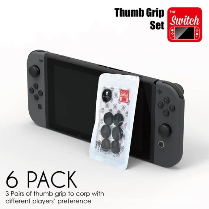 Linke + rechte Gamepad-Wippkappen-Tastenabdeckung für Switch, For Switch(Black), For Switch(Blue + Magenta), For Switch(Green+Red), For Switch(Red) – Bild 6