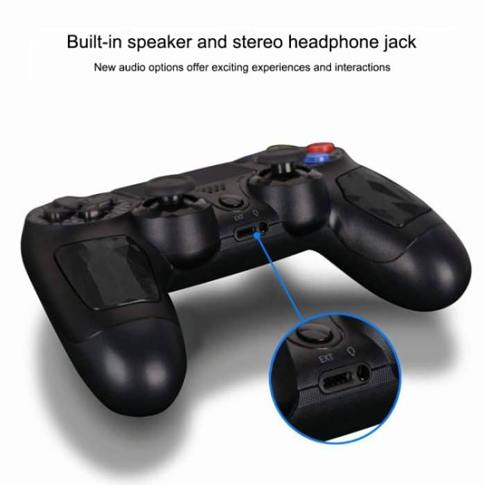 Drahtloser Bluetooth Diamond Texture Shock Touch Plate Game Handle Controller mit Smart Indicator für Sony PS4 – Bild 6