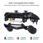 Drahtloser Bluetooth Diamond Texture Shock Touch Plate Game Handle Controller mit Smart Indicator für Sony PS4 – Bild 7