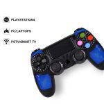 Drahtloser Bluetooth Diamond Texture Shock Touch Plate Game Handle Controller mit Smart Indicator für Sony PS4 – Bild 8