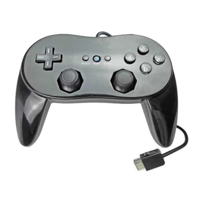 NT0222B.jpg Klassische kabelgebundene Gamecontroller-Gaming-Fernbedienung für Nintendo Wii – Bild 1