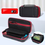 Tragbare EVA-Aufbewahrungstasche, Schutzhülle, Handtasche mit Halterungsfunktion für Nintendo Switch-Konsole, Größe: 26 x 12,5 x 7 cm, EVA Storage Bag