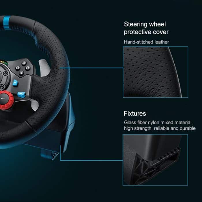 Logitech G29 Game Racing Lenkrad Pedal Schalthebel für PS3 / PS4 / PS5 – Bild 7
