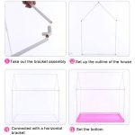 Haushalt Kinder Druck Spielzelt Kleines Spielhaus mit Matte, with Mat (Black White), with Mat (Pink), with Mat (Green), with Mat (Light Pink) – Bild 7