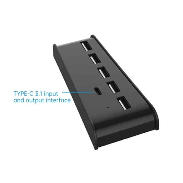KJH P5-008 6 in 1 USB Splitter Expander Hub Adapter Für PS5 – Bild 2