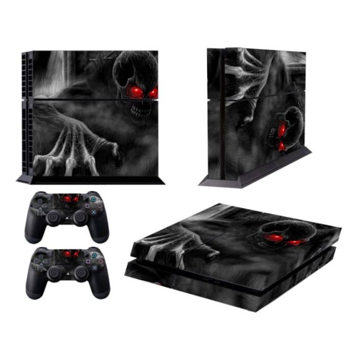 Dark Devil Pattern Fashion Farbschutzfolie für Sony PS4 – Bild 2