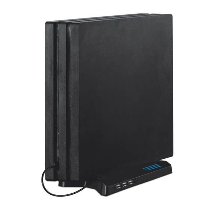 3-in-1-Ladegerät Ladestation Dock Station Stand + Lüfter + 3 USB-Hubs für Playstation PS4 Pro – Bild 4