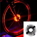A108 Bicycle Decor Wasserdichte Blumentrommellampe Dazzle Warnlampe, Größe: 9,5 * 1,7 cm