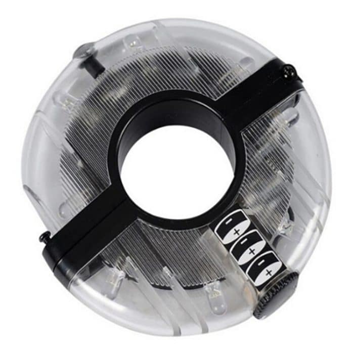 A108 Bicycle Decor Wasserdichte Blumentrommellampe Dazzle Warnlampe, Größe: 9,5 * 1,7 cm – Bild 2