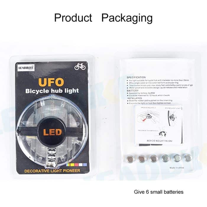 A108 Bicycle Decor Wasserdichte Blumentrommellampe Dazzle Warnlampe, Größe: 9,5 * 1,7 cm – Bild 7