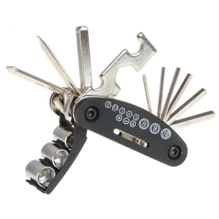 16 in 1 Multifunktions-Klappfahrradreparatur-Kombinationswerkzeuge – Bild 5