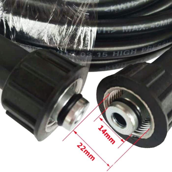 3000 PSI Car Water Power Washer Hochdruck-Spritzpistole mit 2 Verlängerungsstäben und 5 Düsen – Bild 8