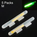 10 Packungen OCEAN SUN Clip-On Luminous Float Night Fishing Light Stick, M, passend für Stangenspitze 2,0-2,6 mm