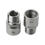 QL1 Ein Paar Stahl Fahrrad Pedal Spacer Extender Fahrrad Pedal Spacer für 9/16 Zoll Gewindepedale – Bild 3