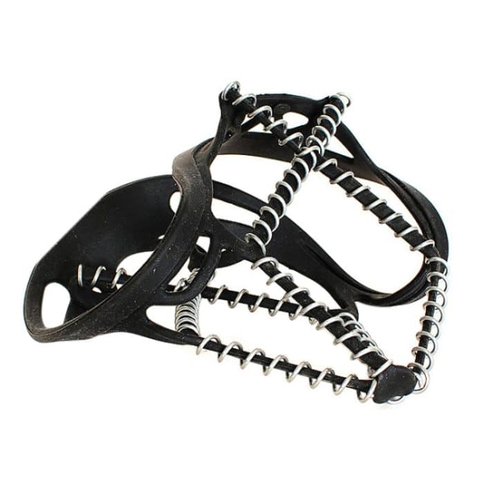 Ein Paar Federverdickung im Freien Einfache rutschfeste Kletter-Schneeklauenstollen – Bild 2