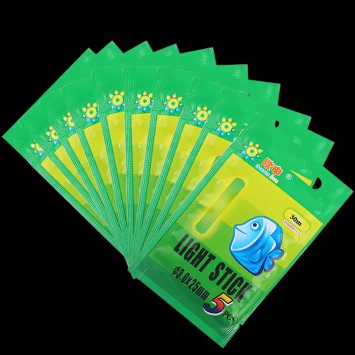 OG0599.jpg 10 Packungen OCEAN SUN Luminous Float Night Fishing Light Stick, Sichtweite: 30 m, Größe: 4,5 x 37 mm – Bild 1