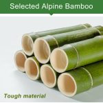 Hängender Pflanzenständer aus Bambus mit 3 Ebenen, Pflanzgefäßregale, Blumentopf-Aufbewahrungsregal, zusammenklappbares Ausstellungsregal, Pflanzenregal, Breite: 100 cm, 3-Tie Width: 100cm(White), 3-Tie Width: 100cm(Apricot) – Bild 7