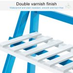 3-stufiger hängender Pflanzenständer aus Bambus, Pflanzgefäßregale, Blumentopf-Aufbewahrungsregal, zusammenklappbares Ausstellungsregal, Pflanzenregal, Breite: 70 cm, 3-Tier Width: 70cm(Green), 3-Tier Width: 70cm(Blue), 3-Tier Width: 70cm(White)... – Bild 6