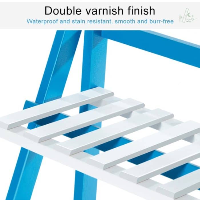 4-stufiger hängender Pflanzenständer aus Bambus, Pflanzgefäßregale, Blumentopf-Aufbewahrungsregal, zusammenklappbares Ausstellungsregal, Pflanzenregal, Breite: 100 cm, 4-Tier Width: 100cm(Green), 4-Tier Width: 100cm(Blue), 4-Tier Width: 100cm(White)... – Bild 6