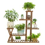Hölzerne Pflanze Blumen Display Stand Holz Topf Regal Lagerregal