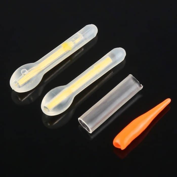 10 Packungen Glühbirnenform Luminous Float Night Fishing Light Stick, Sichtweite: 30 m, Größe: 3,0 x 25 mm – Bild 2