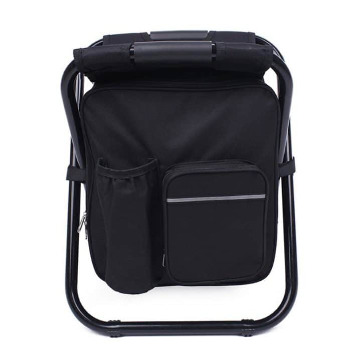 Tragbarer klappbarer Campingstuhl für den Außenbereich, leichter Angel-Strandstuhl, Klappstuhl aus Edelstahlrohr mit Eisbeutel, Stainless Steel Folding Chair(Black), Stainless Steel Folding Chair(Green), Stainless Steel Folding Chair(Blue)... – Bild 3