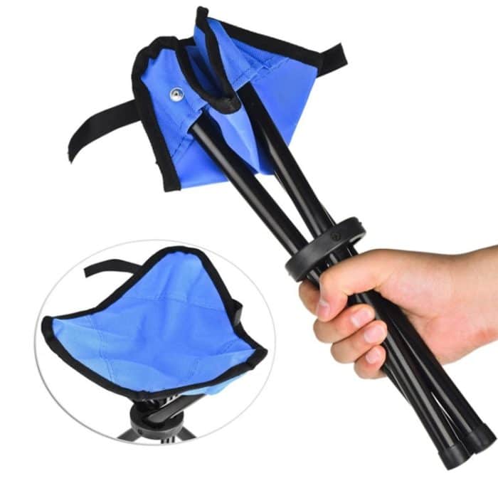 Wandern Outdoor Camping Angeln Klapphocker Tragbarer Dreiecksstuhl Maximale Belastung 100 kg Klappstuhlgröße: 22 x 22 x 31 cm, Fishing Folding Stool(Red), Fishing Folding Stool(Blue), Fishing Folding Stool(Green) – Bild 5