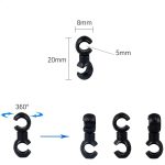 20 PCS ZTTO Fahrrad MTB Bremskabel S Style Clips, zufällige Farblieferung – Bild 4