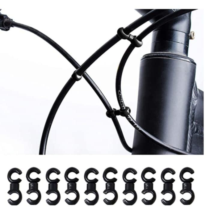 20 PCS ZTTO Fahrrad MTB Bremskabel S Style Clips, zufällige Farblieferung – Bild 6