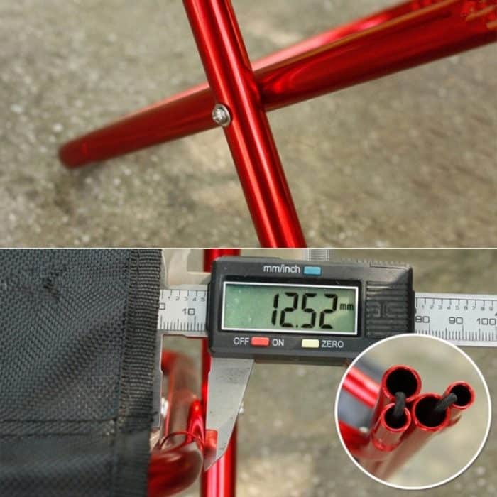 Tragbarer Klapphocker für den Außenbereich, Größe: 25 x 22 x 26 cm, 8013 – Bild 4