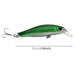 HENGJIA 6 PCS 8,5 cm 8,9 g Minnow Plastic Hartköder Angelköder Set Angelgeräte Köder – Bild 4