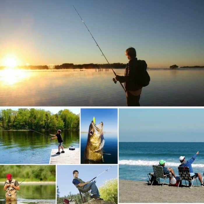 33cm tragbare Eis Angelrute Kunststoff Winter Fischrute Mini Stream Teich Angelrute – Bild 6